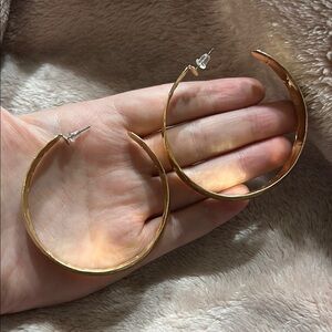 Elegant Gold Hoop Earrings